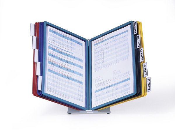 Simema De Paneles Expositores De Mesa Durable Paneles Expositores Variotable10, Multicolor