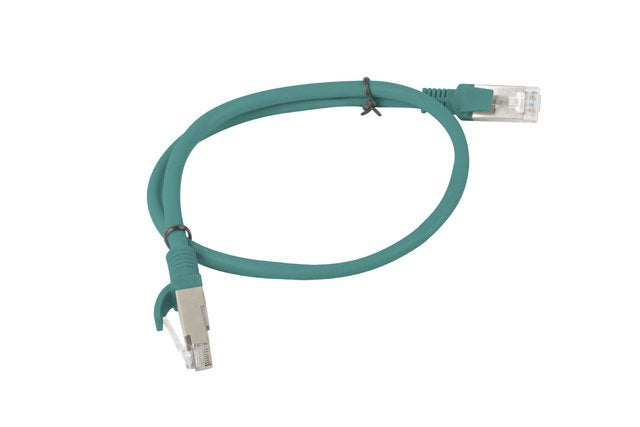 Cable De Red Lanberg Rj45 Utp Cat 5e 0.5m Verde Pcu5-10cc-0050-G