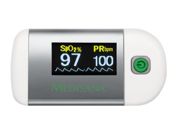 EAN 4015588794551 - Medisana PM 100 monitor de ritmo cardiaco Dedo Plata, Blanco imagen 1