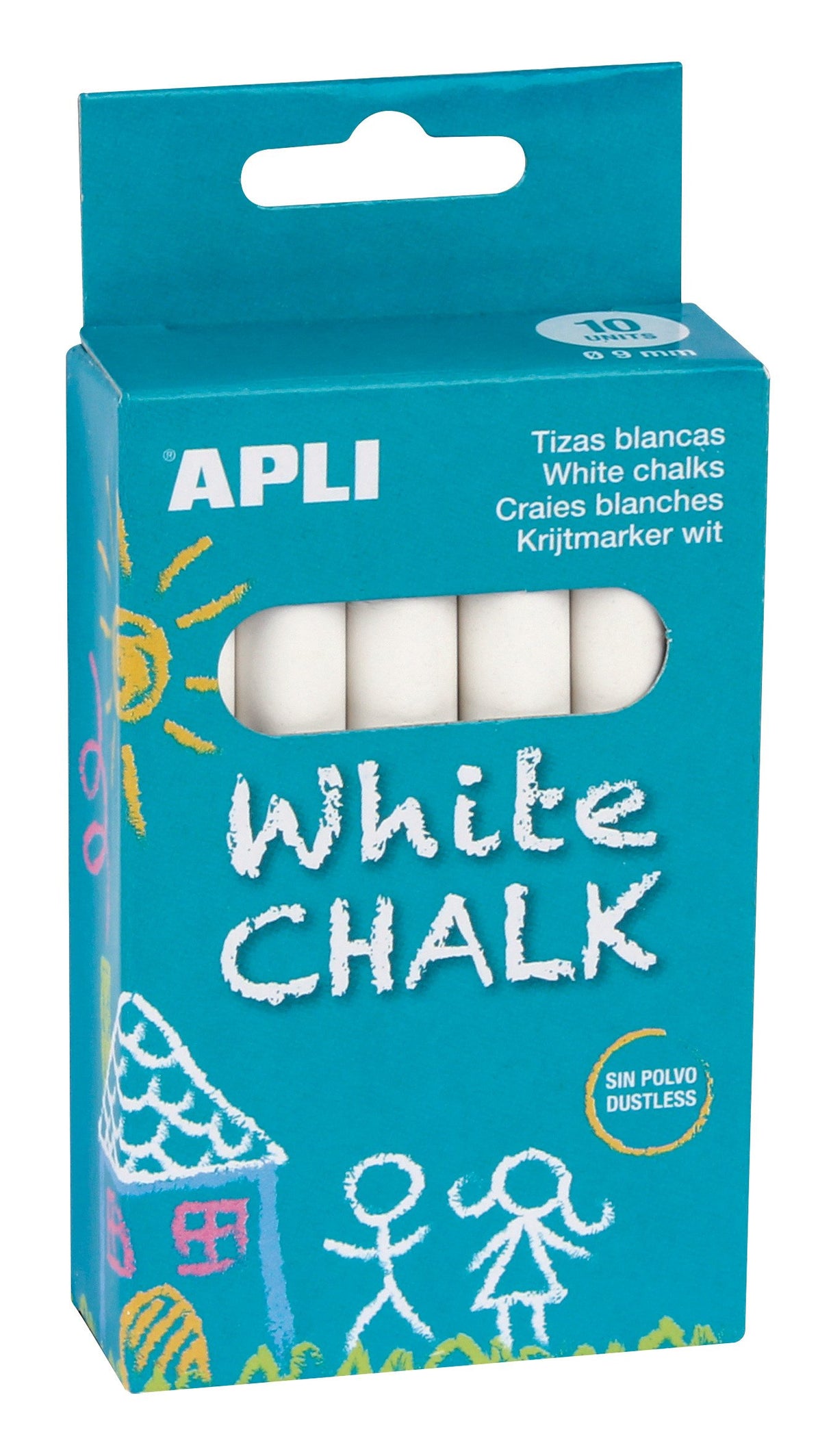 EAN 8410782145769 - APLI Kids 14576 tiza Blanco 10 pieza(s) imagen 1