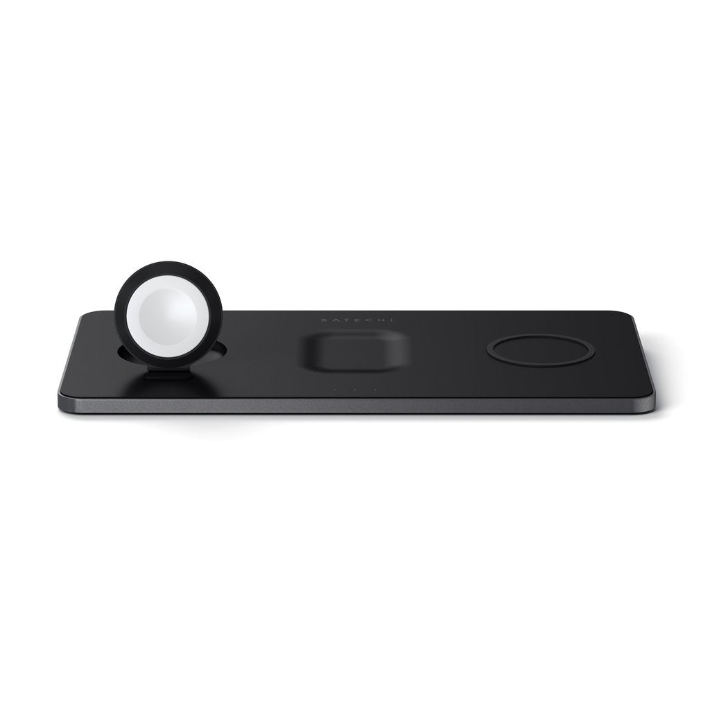 Cargador Inalámbrico Satechi St-X3twcpm Cargador De Dispositivo Móvil Auriculares, Smartphone, Reloj Inteligente Negro Corriente Alterna Interior