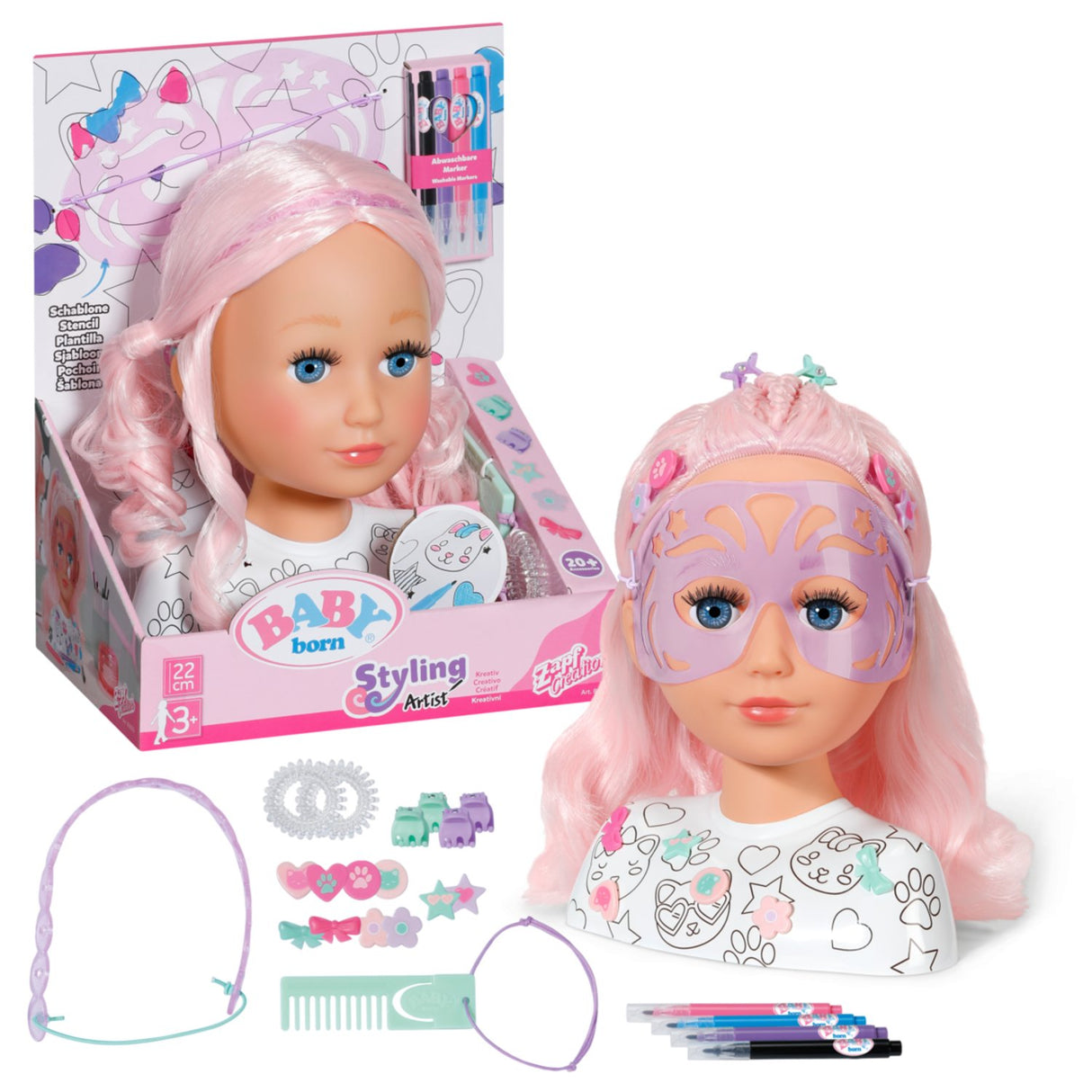 EAN 4001167836033 - BABY born Styling Head Artist imagen 1