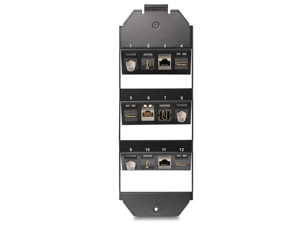 Delock 88063 Montaje Keystone De 12 Puertos Para Tanque De Piso