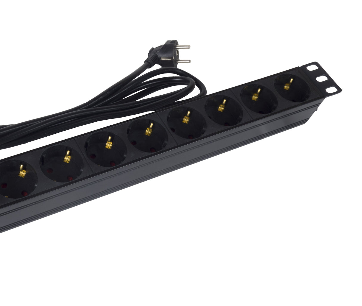 Regleta Con Interruptor Phasak Bns 1518 8 Tomas De Corriente Cable 1.5m Negro