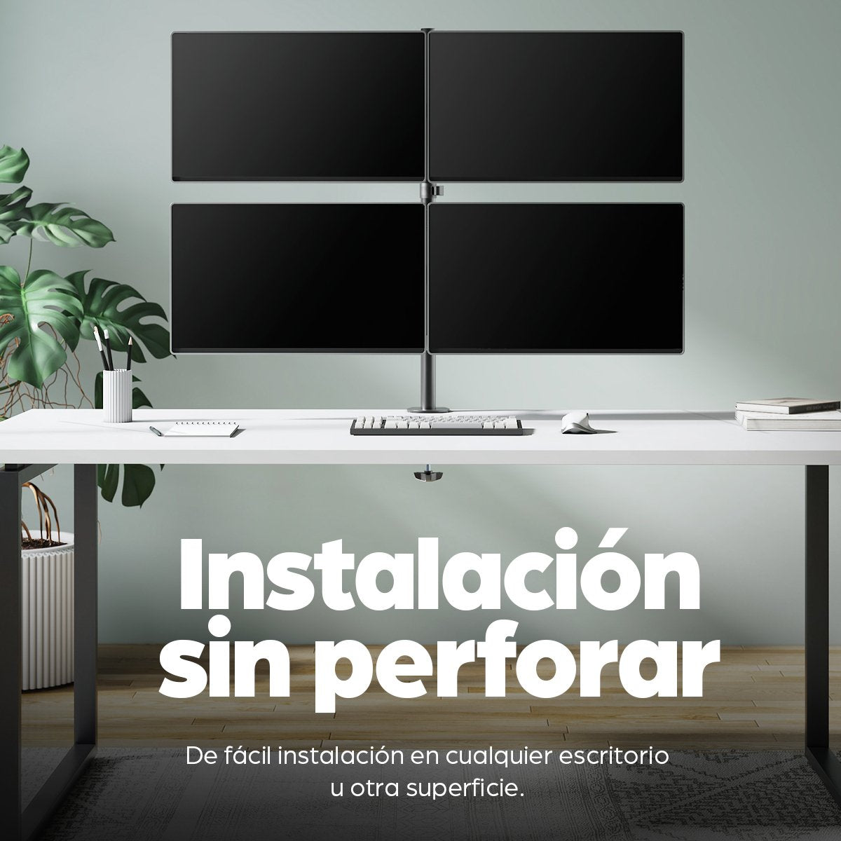 EAN 0766623461566 - Manhattan 461566 soporte para monitor 81,3 cm (32") Escritorio imagen 6