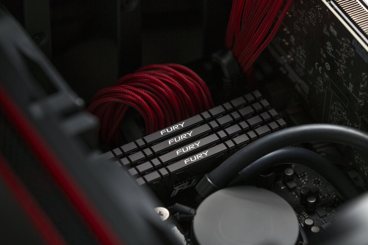 Memoria Kingston Ddr4 32gb 3600 Cl18 Fury Renegade Negro Xmp Retail Kf436c18rb2/32