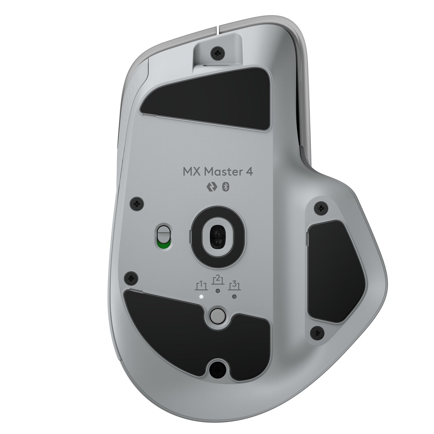 Logitech Ratón 910-007563 / Mx Mamer 4 Claro Gris