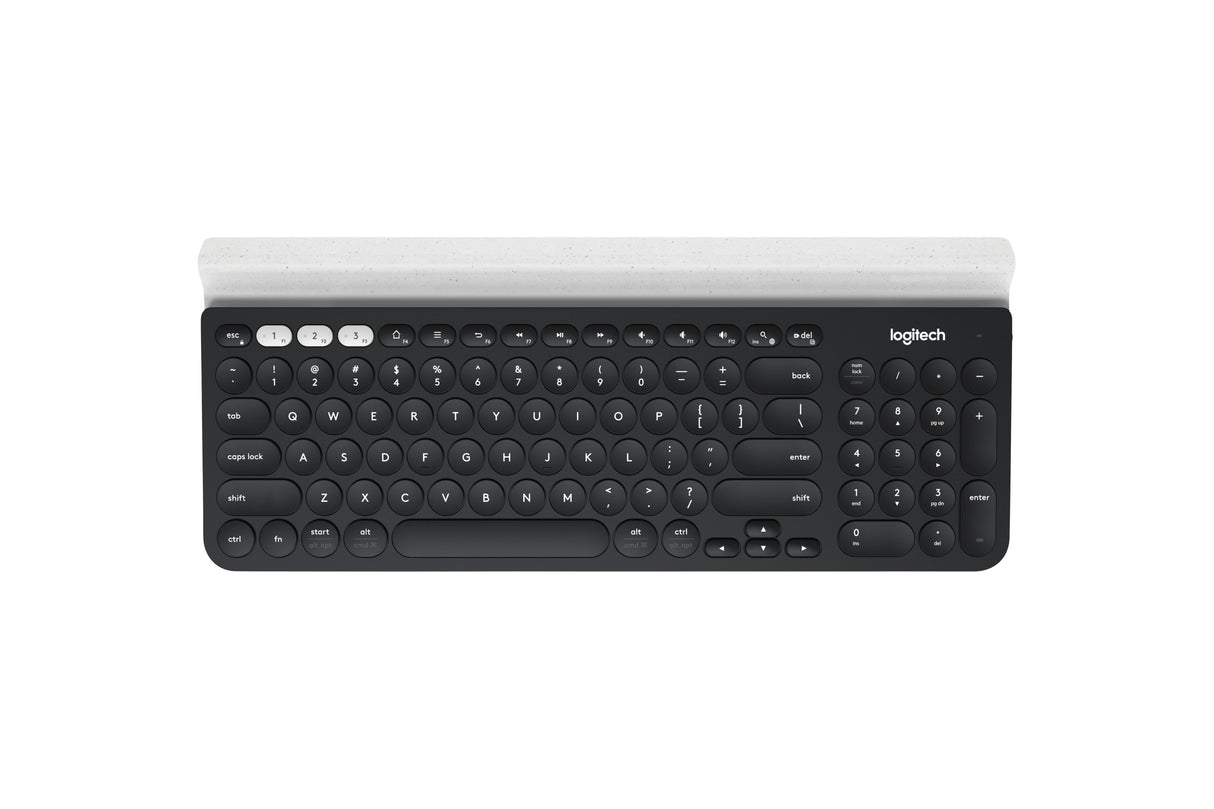 EAN 5099206065024 - Logitech 920-008042 teclado Universal RF Wireless + Bluetooth QWERTY Internacional de EE.UU. Blanco imagen 1