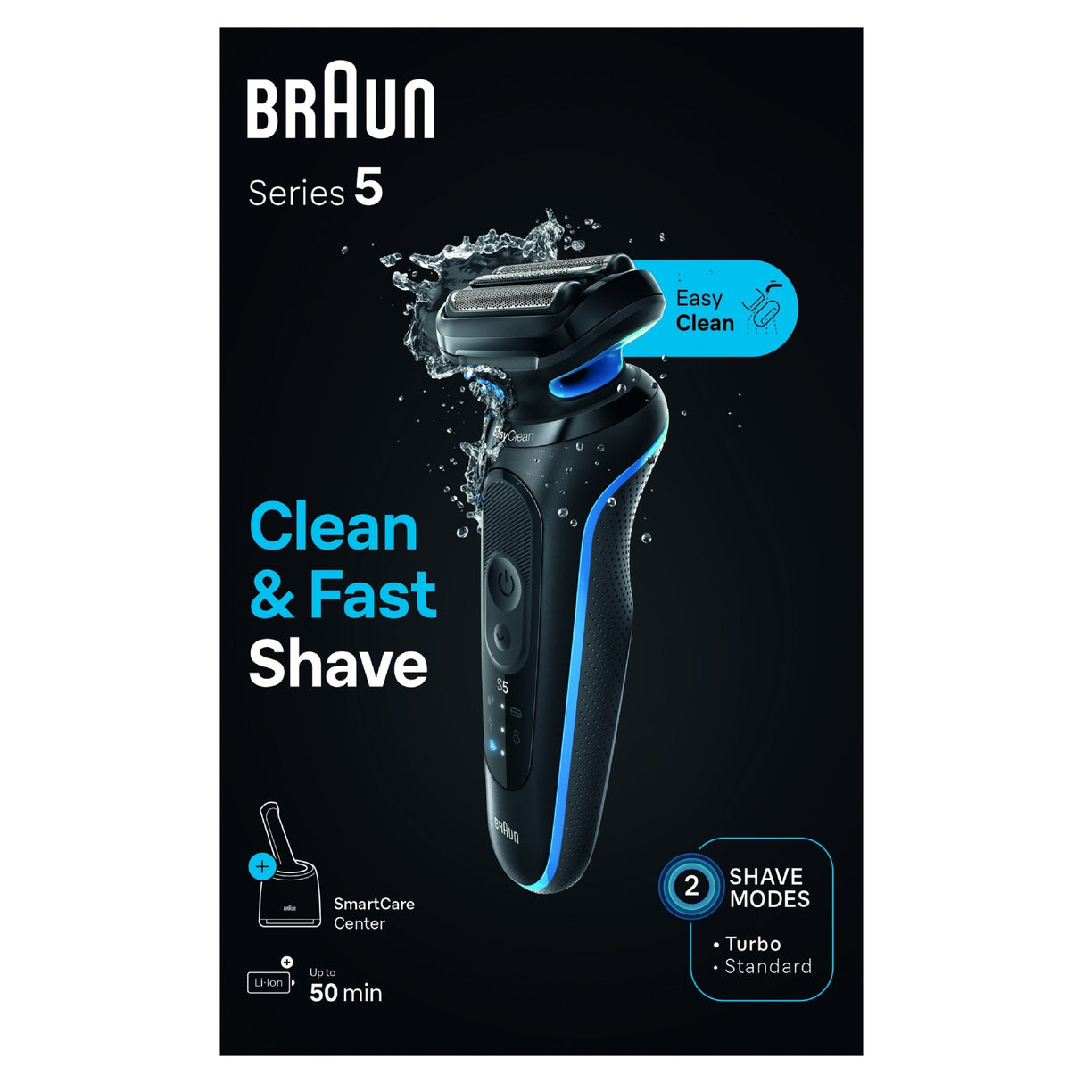 Afeitadora Masculina Braun 52-B7000 Serie 5 + Cc Pack