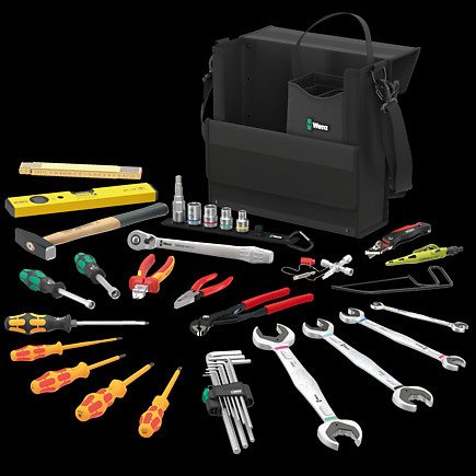 Wera 2go Shk 1 Juego De Herramientas Para Fontanería, Calefacción Y Aire Acondicionado, Juego De Herramientas Negro, 36 Piezas 5136071001