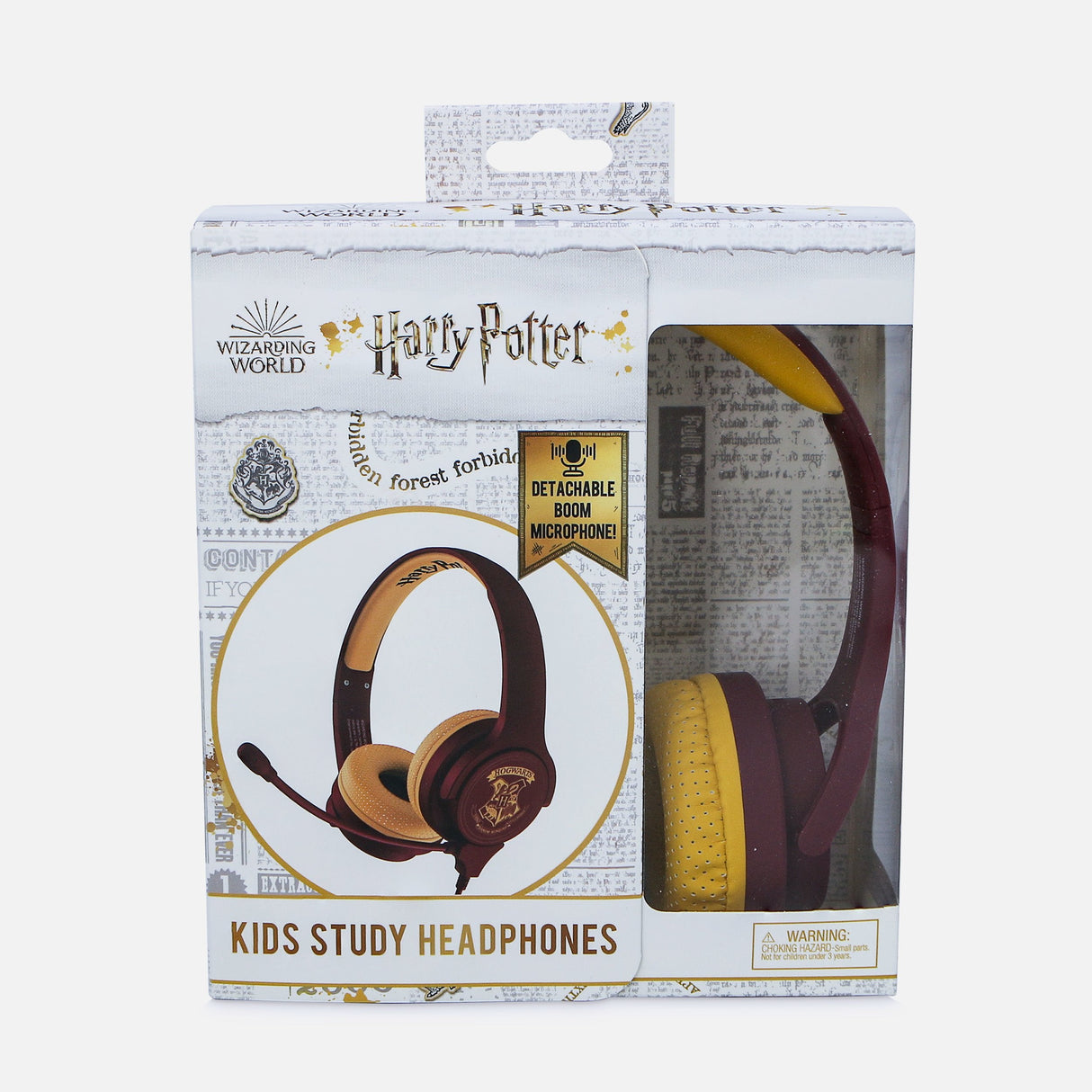 Otl Technologies Harry Potter Hogwarts Crest Auriculares Alámbrico Diadema Juego Borgoña, Amarillo