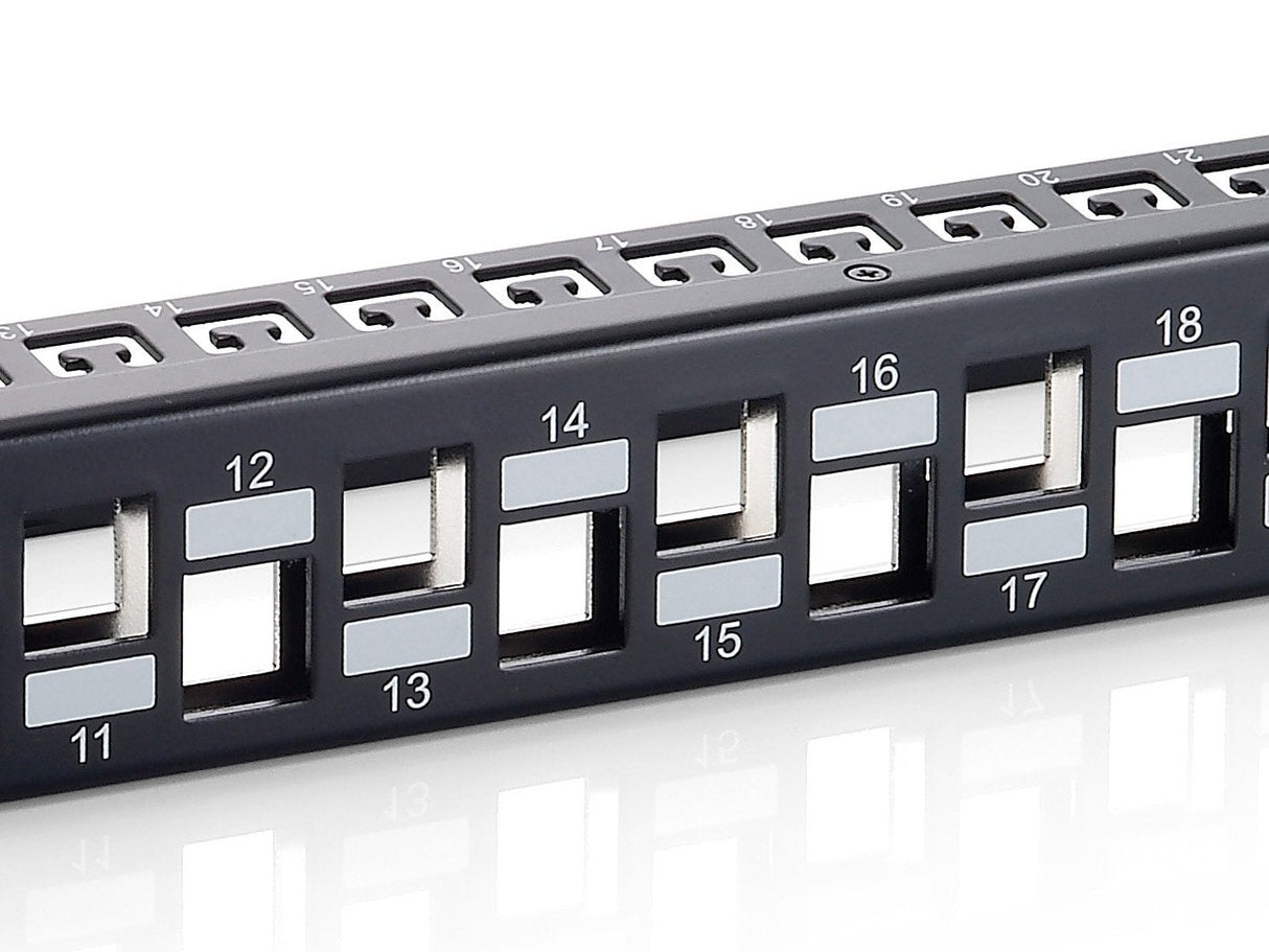 Equip Patchpanel 24x Rj45 Cat6a 19" 1he Keymone