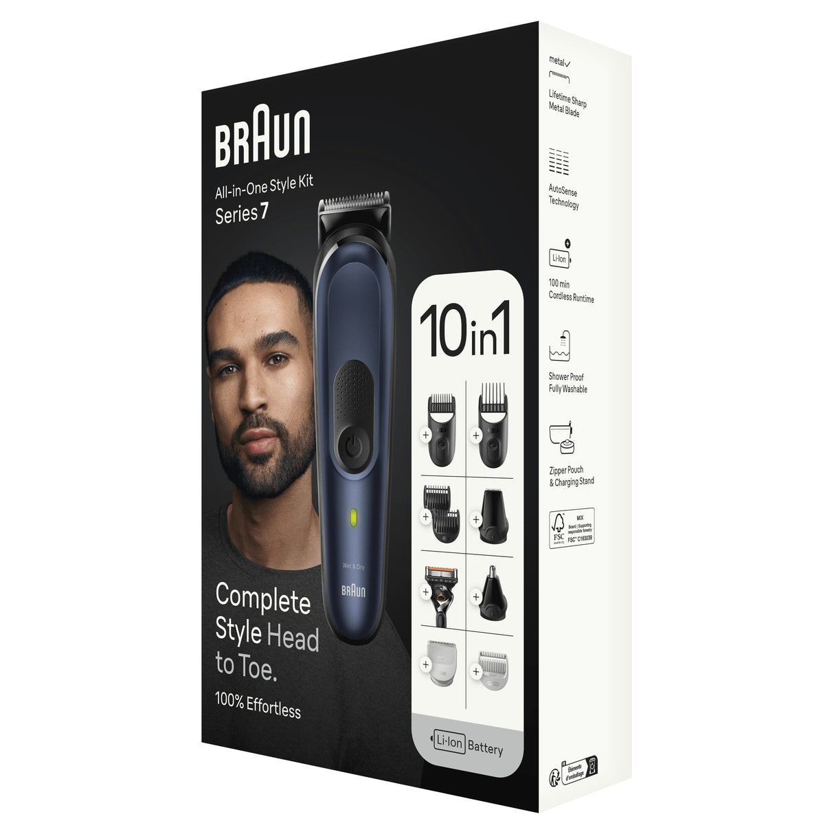EAN 4210201447238 - Braun MGK7410 Negro Ión de litio imagen 3