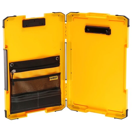 Portapapeles Dewalt Tstak, Base Amarilla/Negra, Con Luz Led De 180° Dwst82732-1