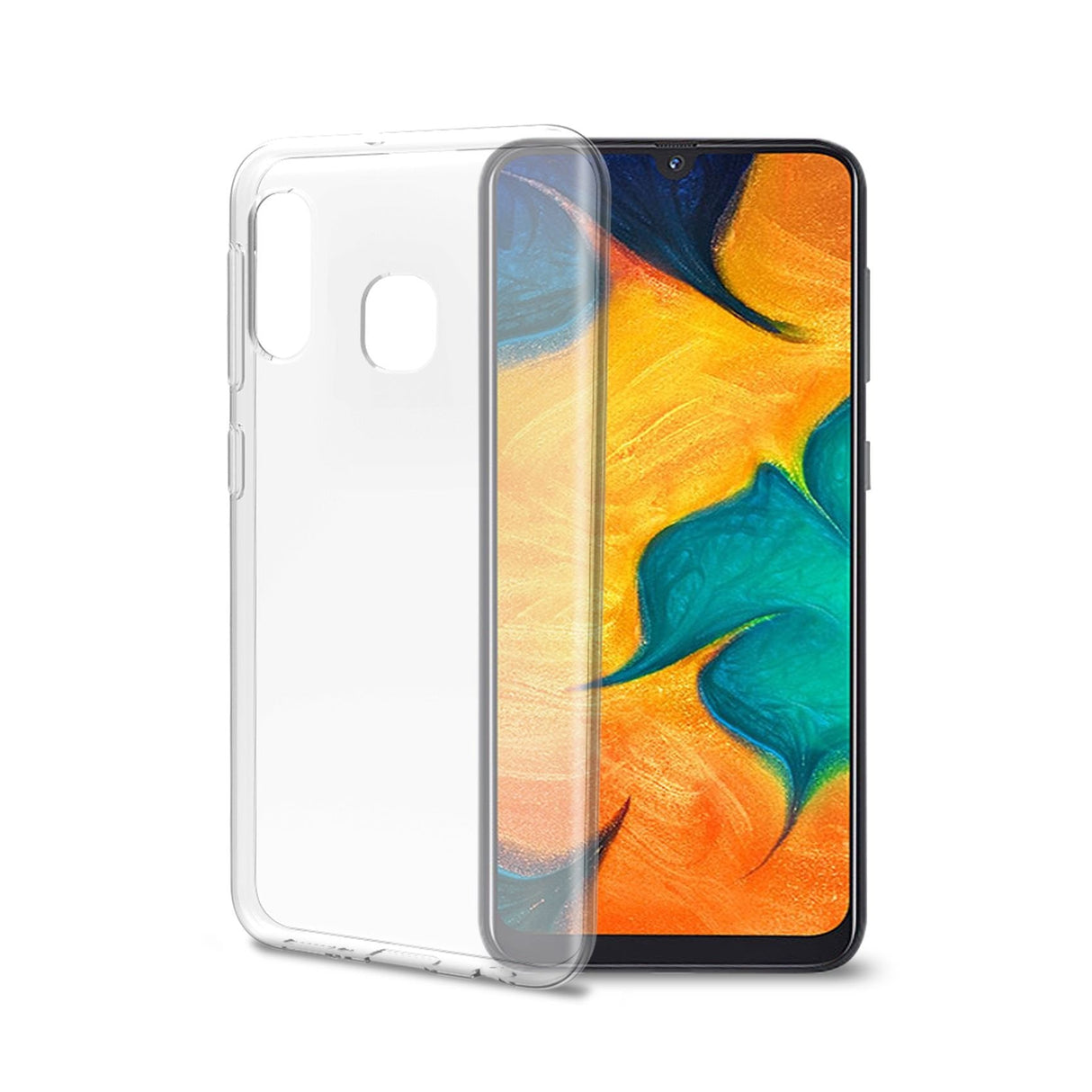 Celly Carcasa Gelskin Para Samsung Galaxy A30, Transparente