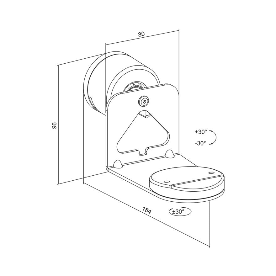 EAN 4052792076202 - LogiLink BP0207 soporte de altavoz Pared Plástico, Acero Negro imagen 6