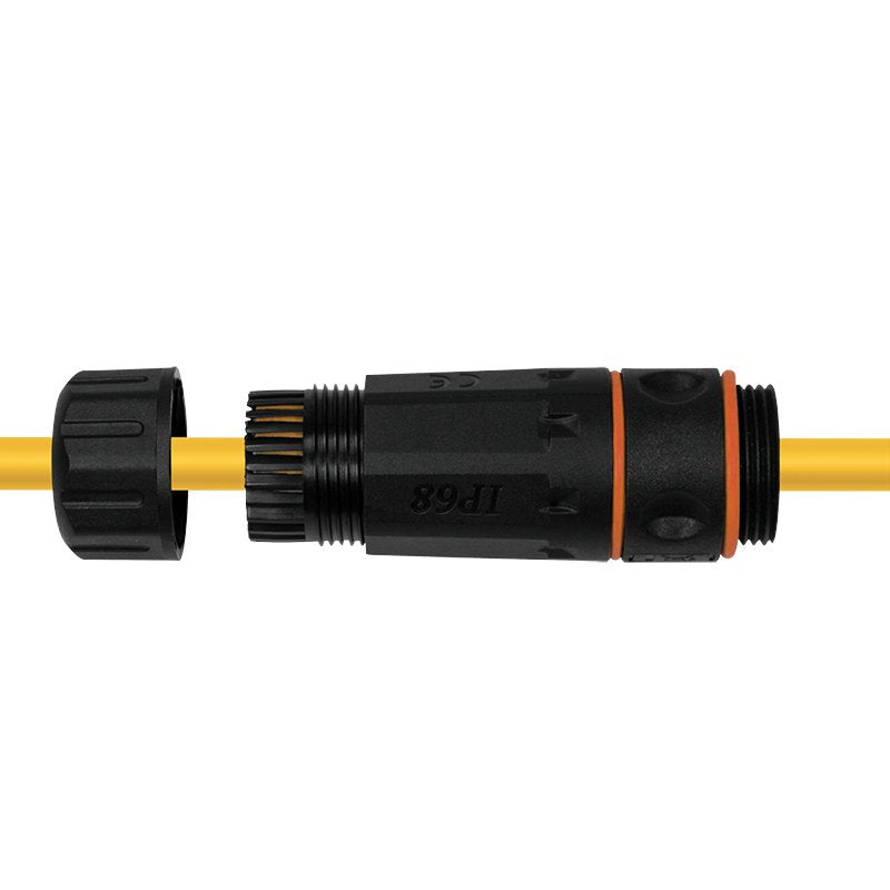 Conector De Cable De Red Logilink, Exterior, Cat.6a, Resimente Al Agua Ip68.