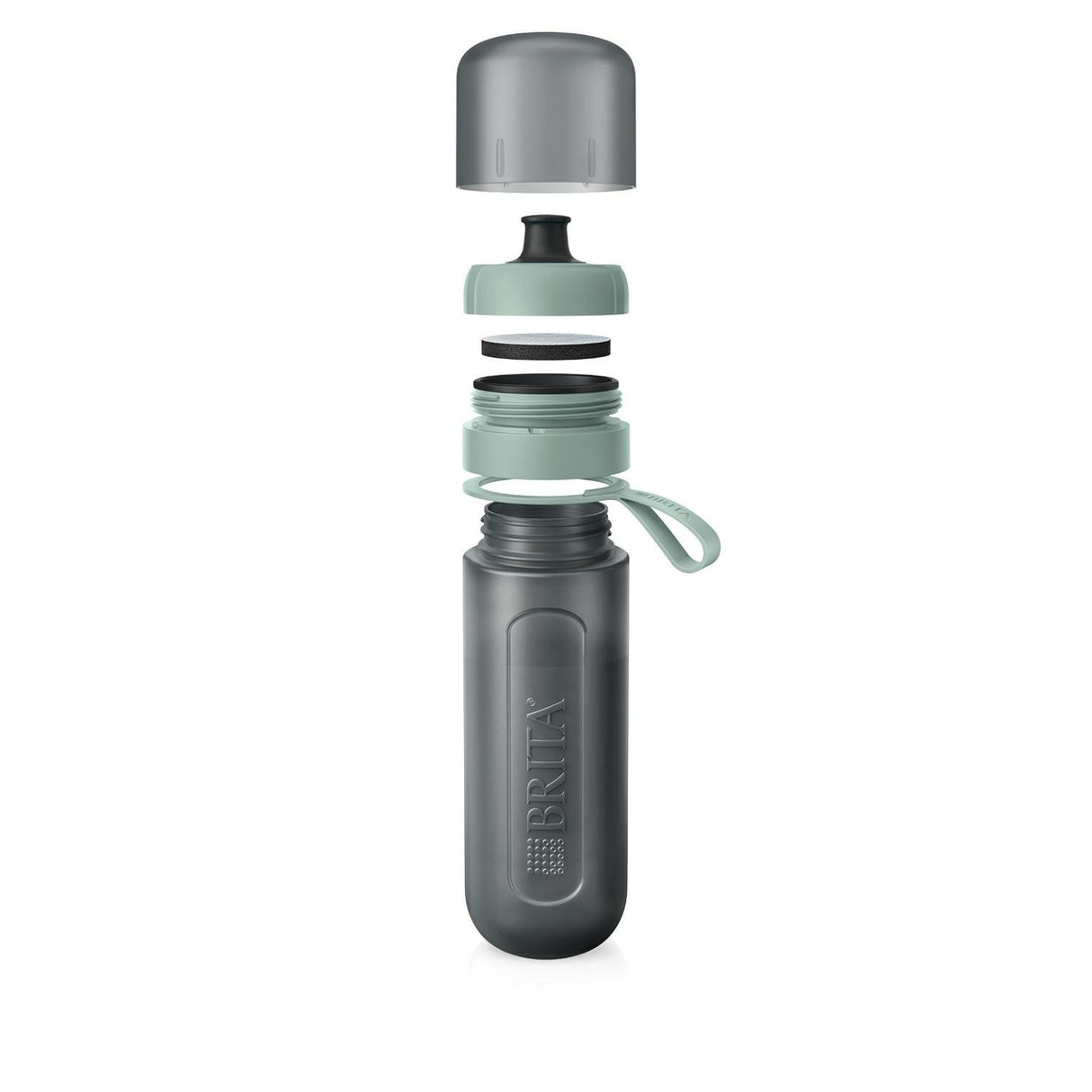 EAN 4006387128111 - Brita 1052249 filtro de agua Botella con filtro de agua 0,6 L Verde, Gris imagen 2