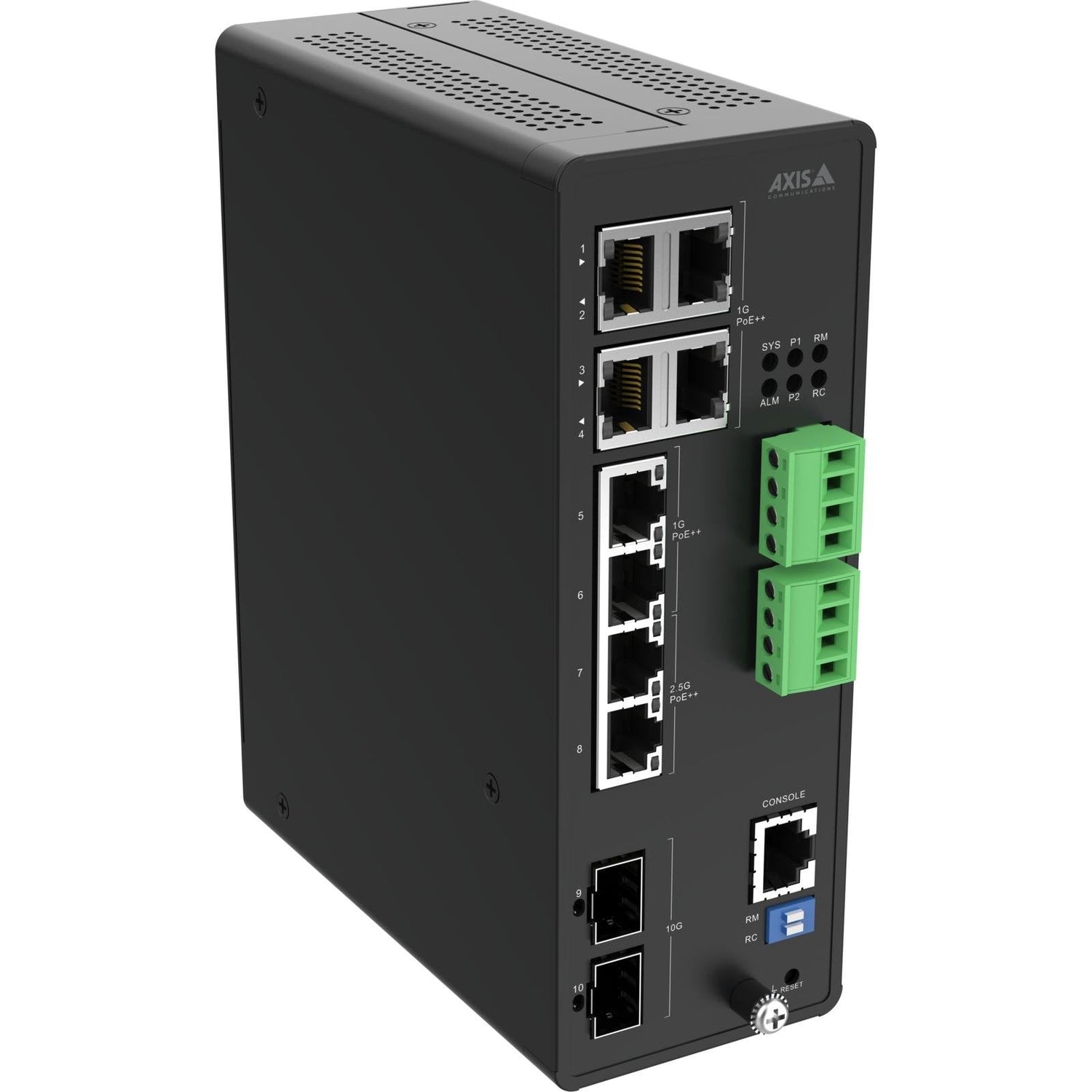 EAN 7331021080225 - Axis 02621-001 switch Gestionado 10G Ethernet (100/1000/10000) Energía sobre Ethernet (PoE) Negro imagen 2