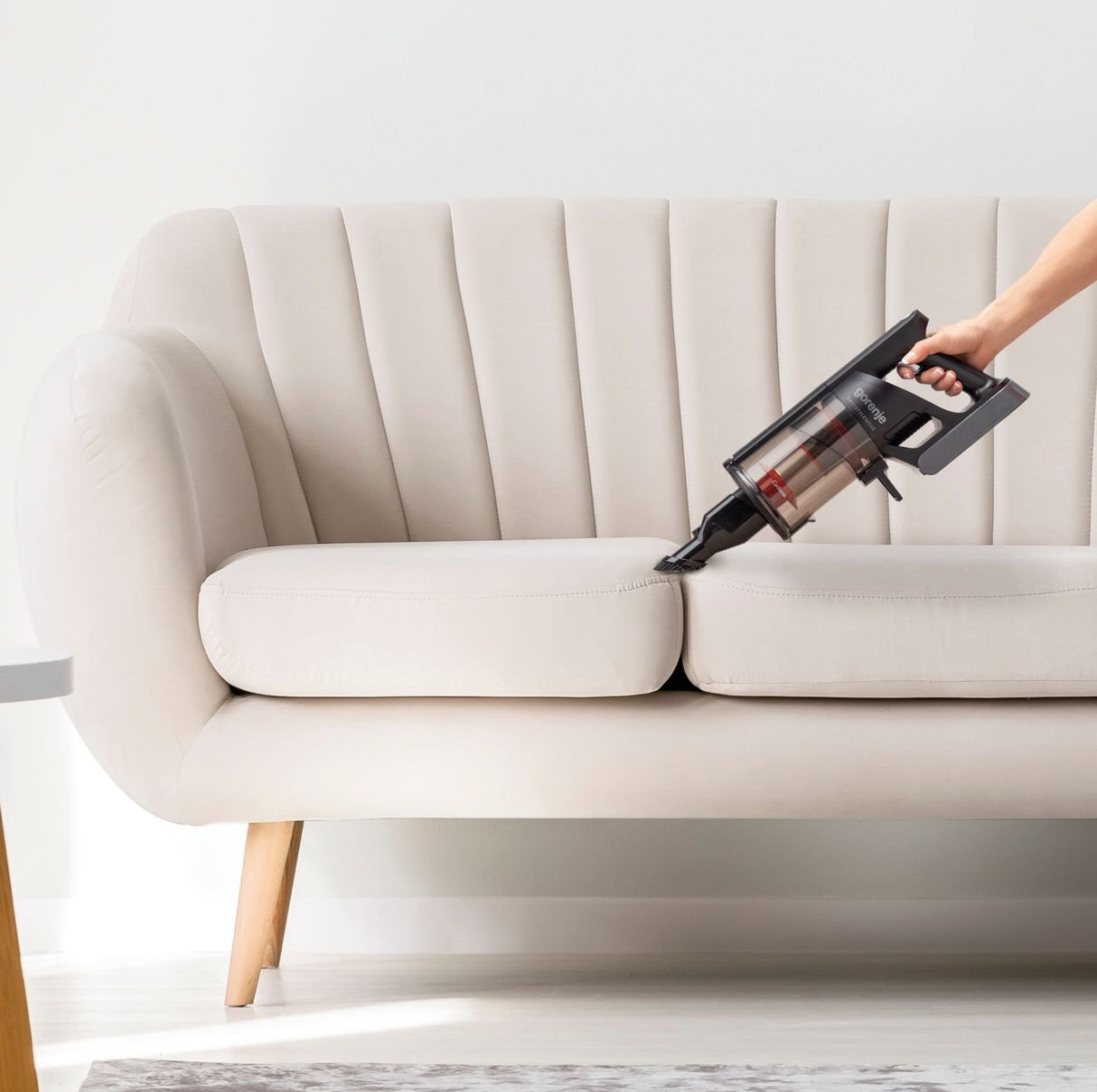 EAN 3838782394010 - Gorenje SVC252FMBK aspiradora de pie y escoba eléctrica Aspiradora escoba Batería Secar HEPA Sin bolsa 0, imagen 7