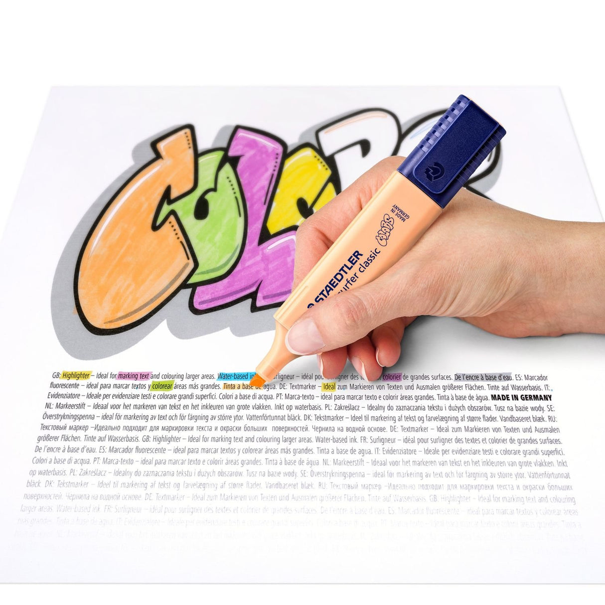 EAN 4007817049877 - Staedtler 364 C marcador 10 pieza(s) Punta de cincel Negro, Marrón, Azul claro, Gris claro, Cal, Menta, M imagen 6