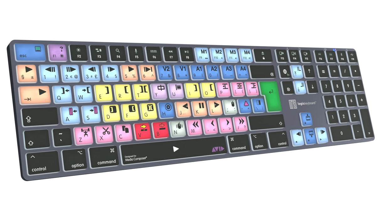 EAN 5707795022266 - Logickeyboard LKB-MCOM4-TM teclado Oficina Bluetooth QWERTY Francés Gris, Titanio imagen 3