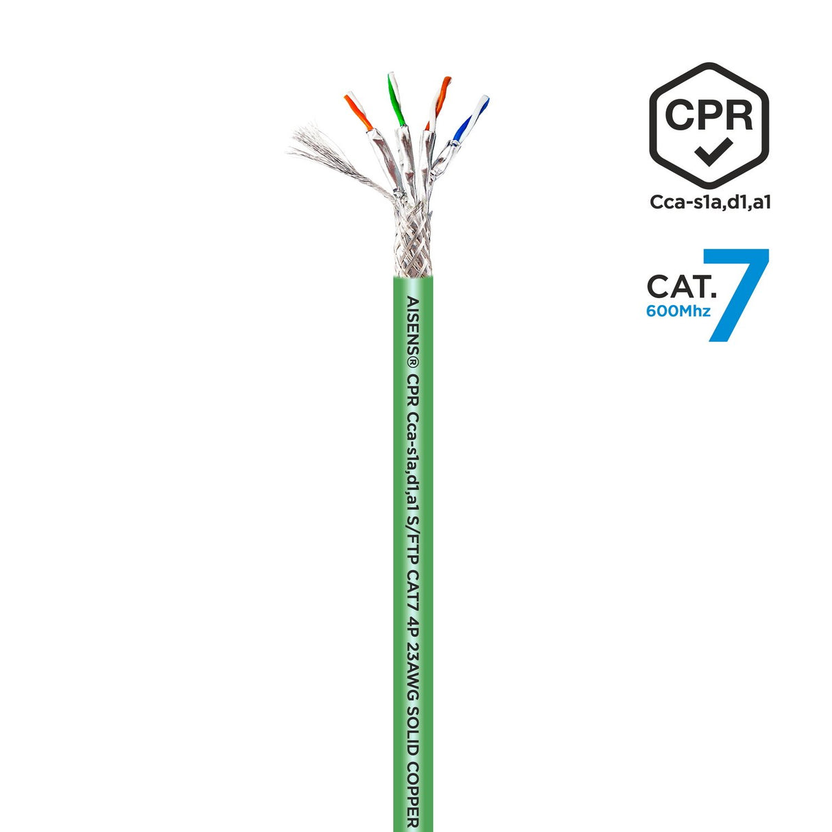 EAN 8436574707830 - AISENS A146-0668 cable de red Cat7 SF/UTP (S-FTP) imagen 2