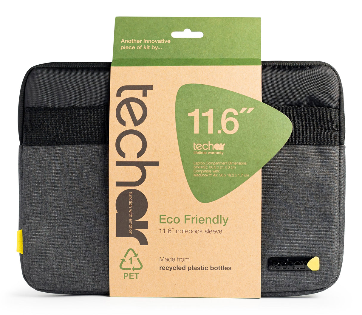 Tech Air Eco Essential Funda Para Portátil 29,5 Cm (11.6") Gris