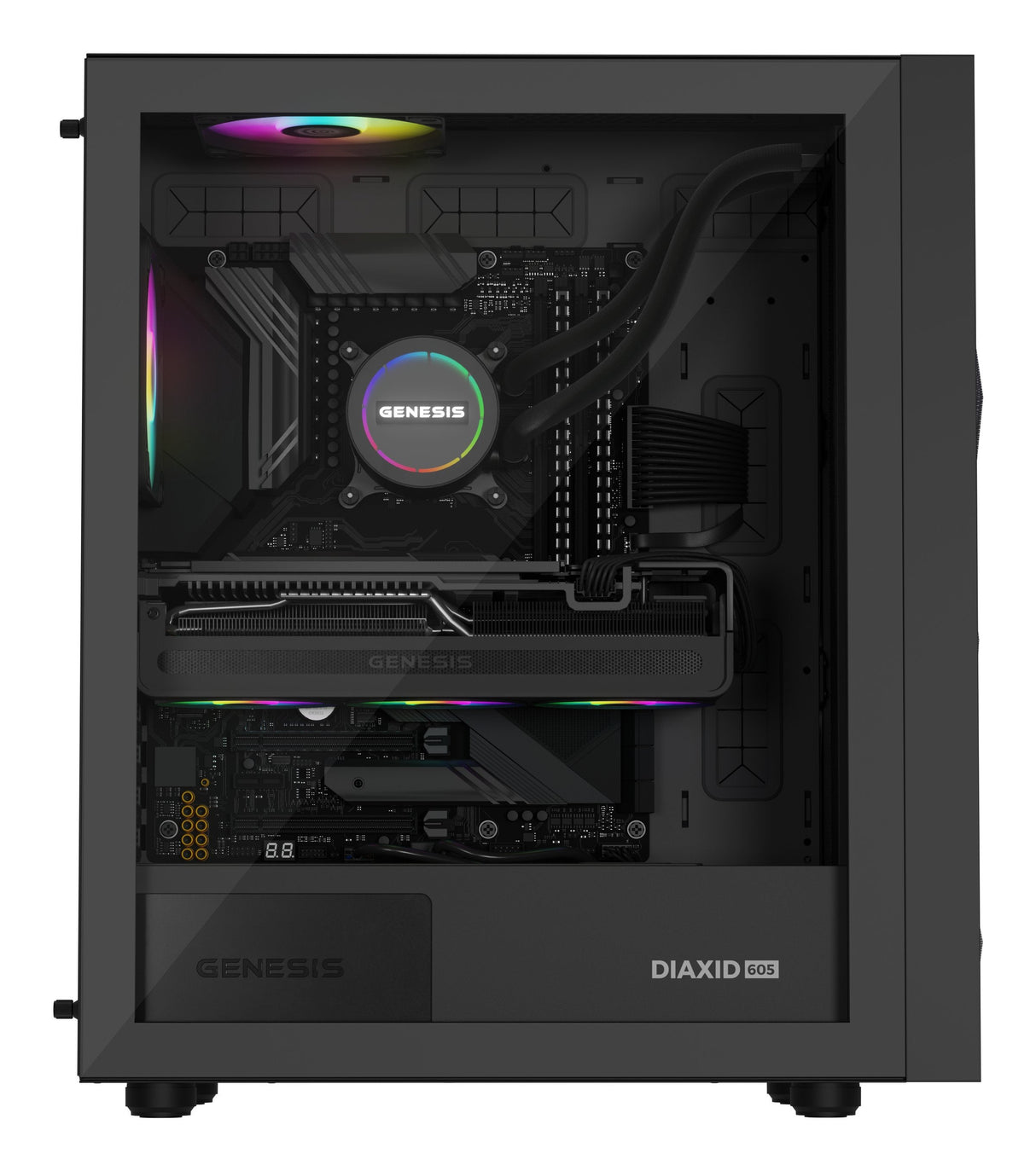 Refrigerador Liquido Cpu Genesis Refrigeracion Liquida Hydria 360 Argb 120mm + Pasta Termica