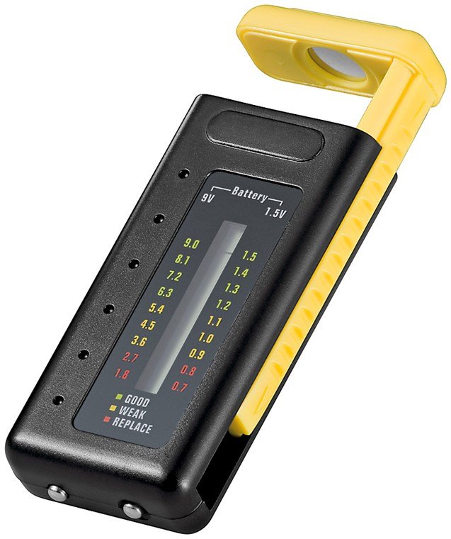 EAN 4040849462467 - Goobay 46246 medidor de energía y batería Negro, Amarillo imagen 1