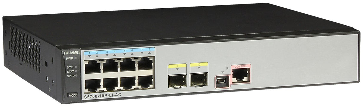 EAN 6901443013784 - Huawei S5700-10P-LI-AC Gestionado L2/L3 Gigabit Ethernet (10/100/1000) Negro imagen 3
