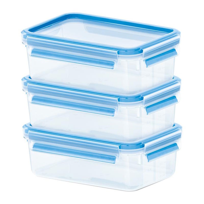 EAN 4009049303406 - EMSA 508570 recipiente de almacenar comida Rectangular Caja 0,55 L Transparente 3 pieza(s) imagen 1