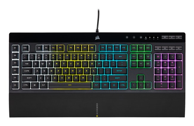 Corsair K55 Rgb Pro Teclado Juego Usb Qwerty Inglés De Ee. Uu. Negro