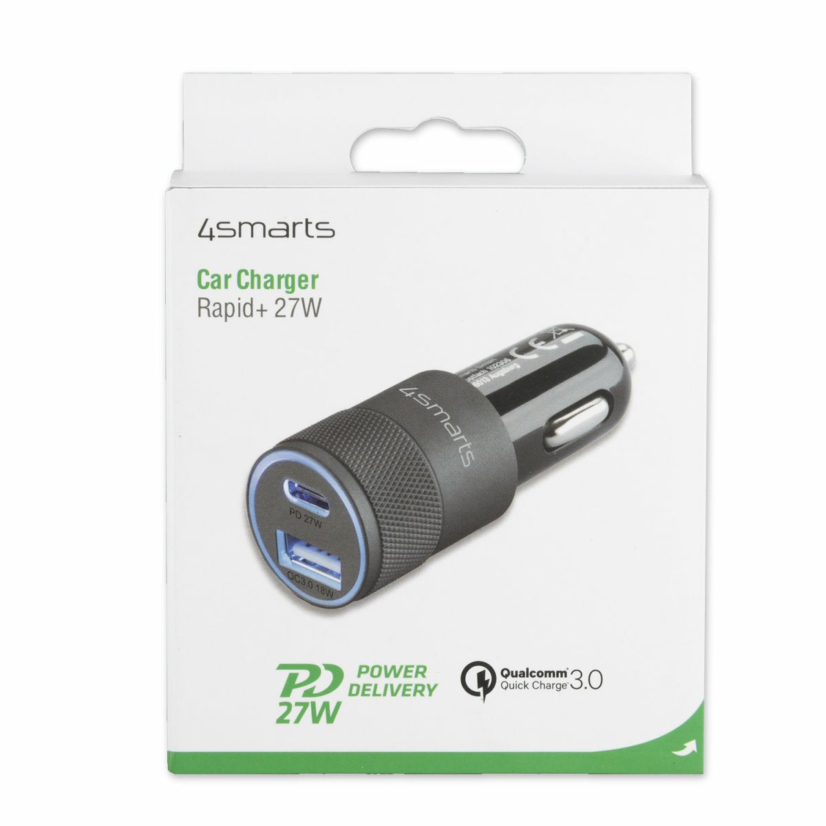 EAN 4250774953293 - 4smarts 464448 cargador de dispositivo móvil Universal Negro Encendedor de cigarrillos Auto imagen 3