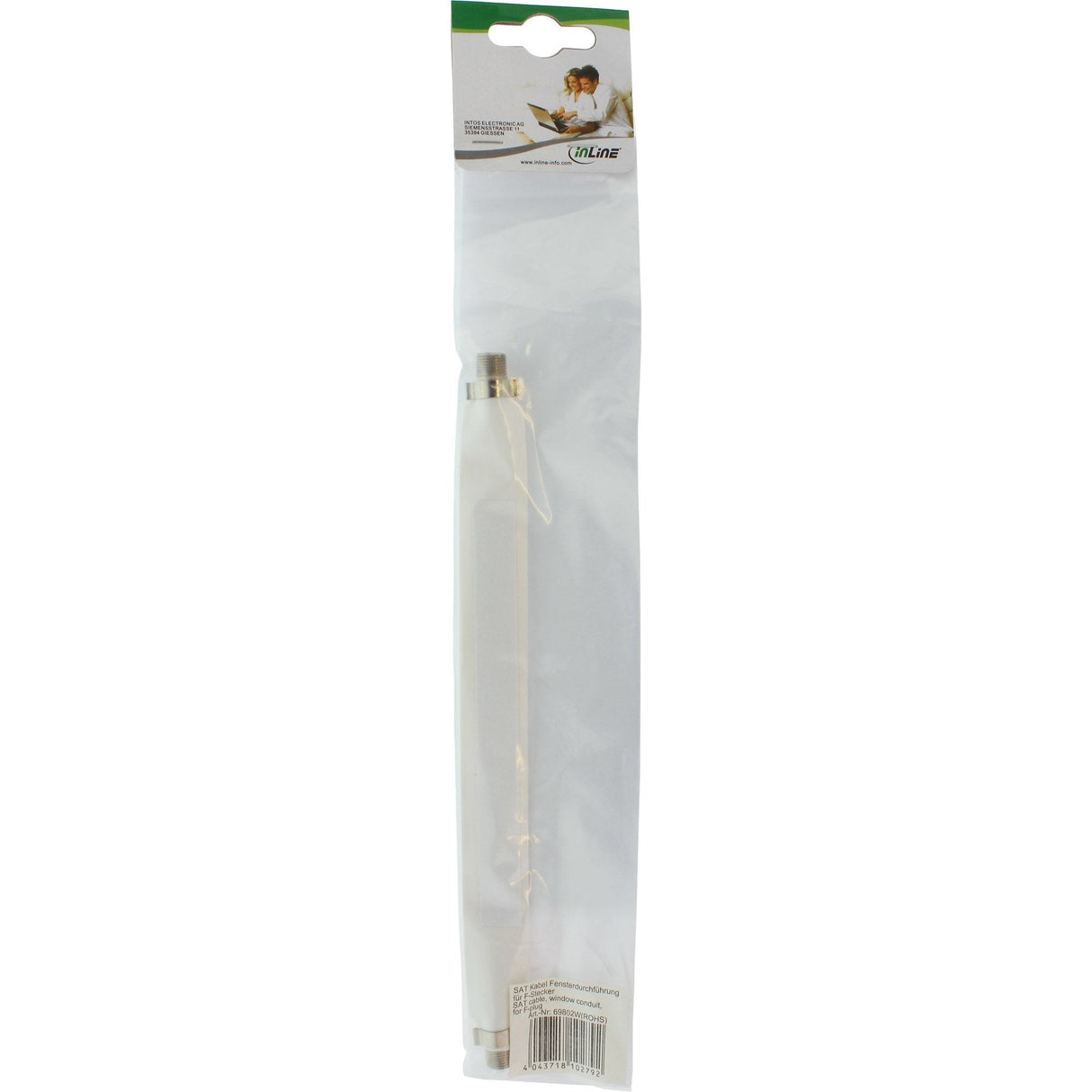 Conducto De Ventana Inline Sat Cable Para F-Plug
