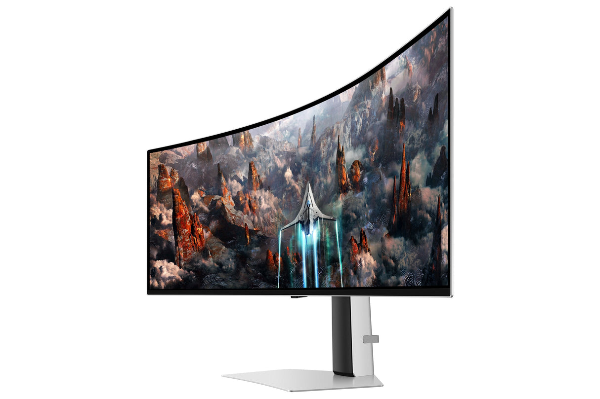 Samsung Ls49cg934suxen 49" Dwqhd 240hz Qd-Oled 0.1ms 1800r 250cd M2 1000000:1 Usb-C Cable Displayport Micro Hdmi