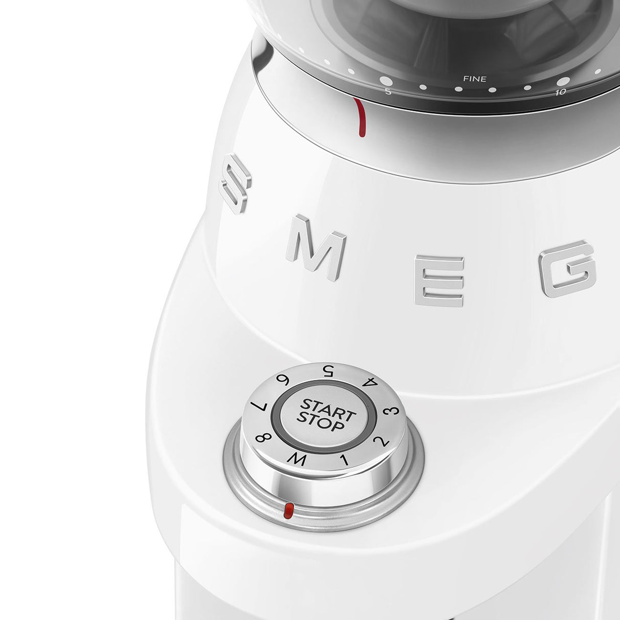 EAN 8017709355319 - Smeg CGF03WHEU molinillo de café 150 W Blanco imagen 7