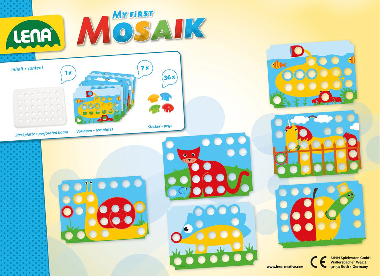 EAN 4006942815500 - Lena My First Mosaic Animals imagen 2