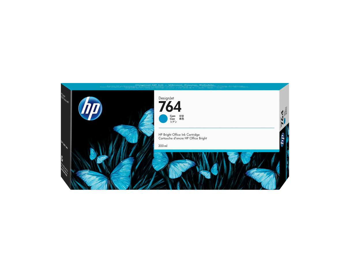 EAN 0887758703656 - HP 764 300-ml Cyan DesignJet Ink Cartridge cabeza de impresora Inyección de tinta térmica imagen 1