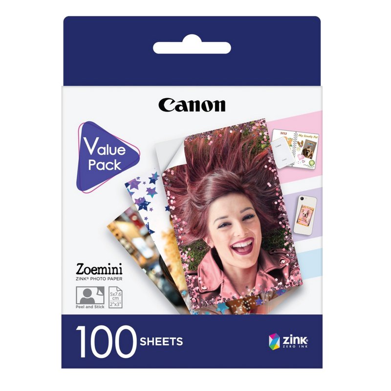 Canon Zp-2030 Papel Zink 5 X 7,5 Cm (100 Hojas)