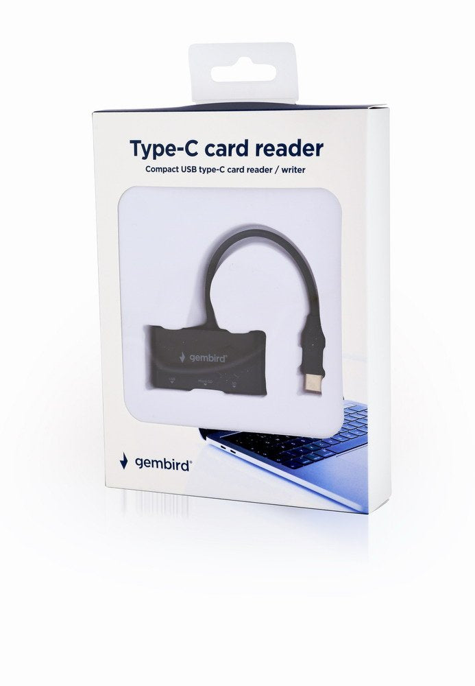EAN 8716309100793 - Gembird UHB-CR3-02 lector de tarjeta USB 3.2 Gen 1 (3.1 Gen 1) Type-C Negro imagen 7