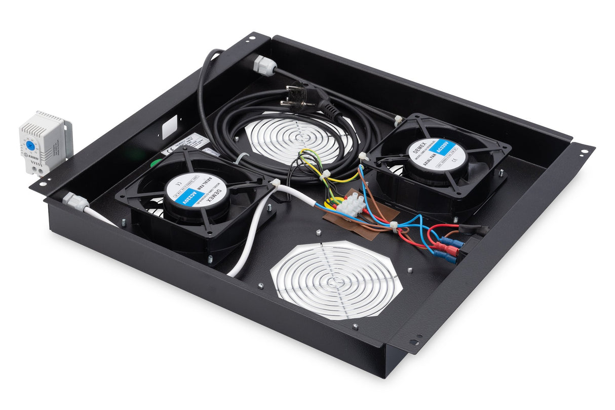 EAN 4016032332794 - Digitus DN-19 FAN-2-B-N accesorio de bastidor Panel del ventilador imagen 3