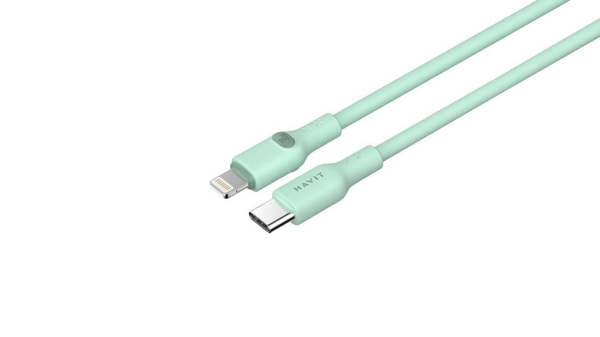 EAN 6939119066222 - Havit 6939119066222 cable de conector Lightning 1 m Verde imagen 2