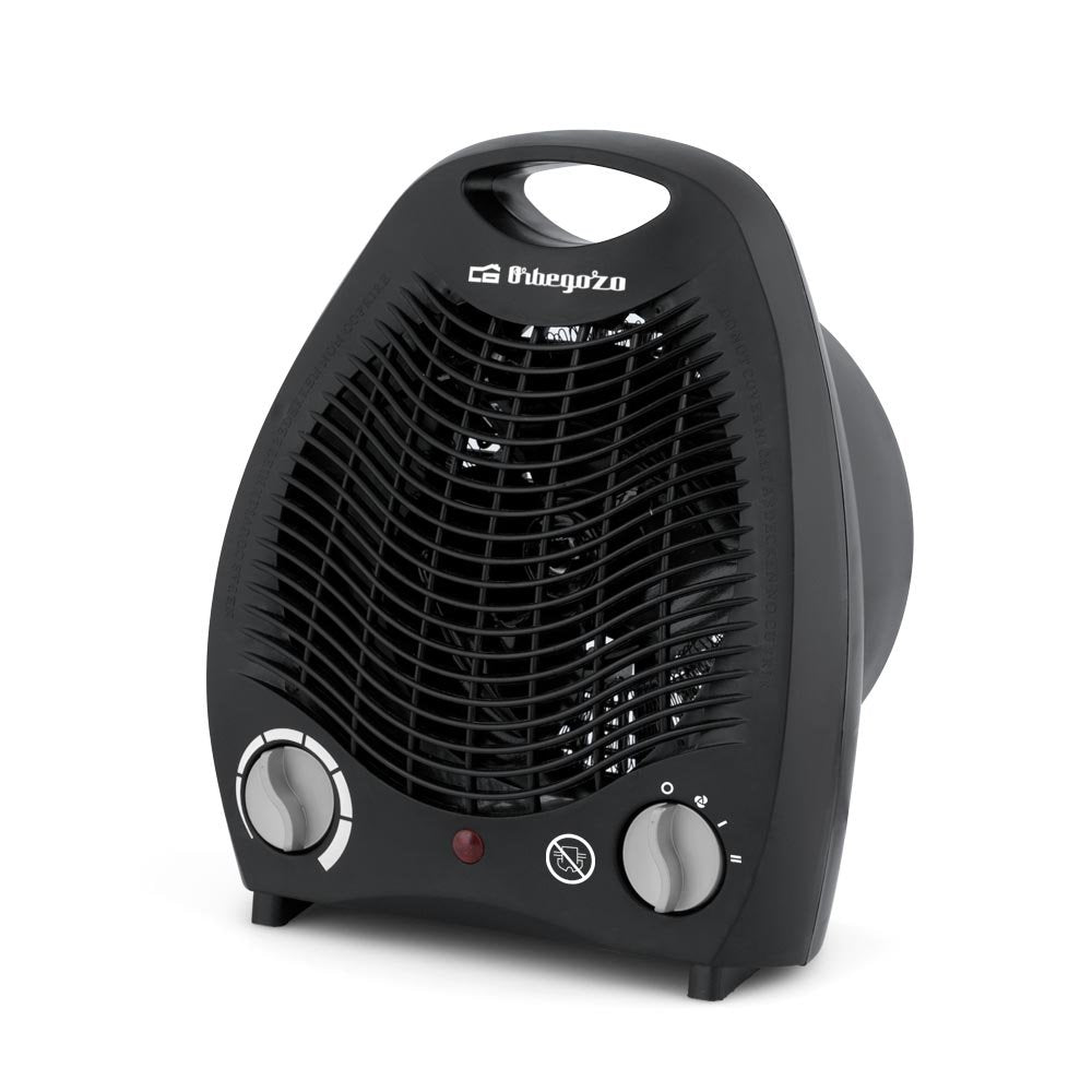 Orbegozo Fh 5129 Calefactor Compacto - Potente Y Seguro Calefactor Con Termostato Ajustable - Funcion Ventilador Y