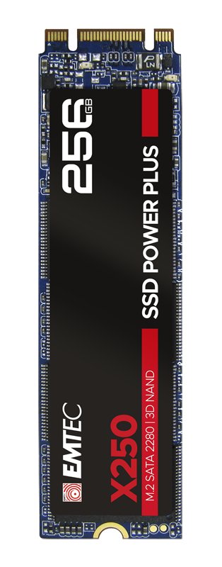 Disco Ssd Emtec 256gb X250 M.2 Gb Serial Ata Iii 3d Nand
