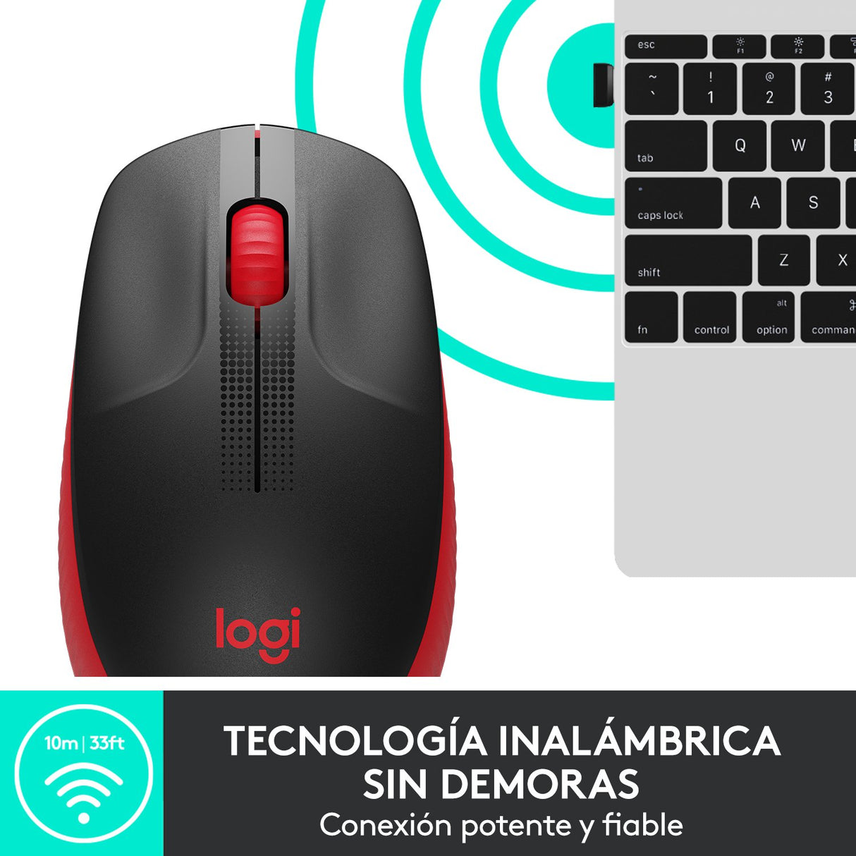 EAN 5099206091856 - Logitech 910-005908 ratón Oficina Ambidextro RF inalámbrico Óptico 1000 DPI imagen 9