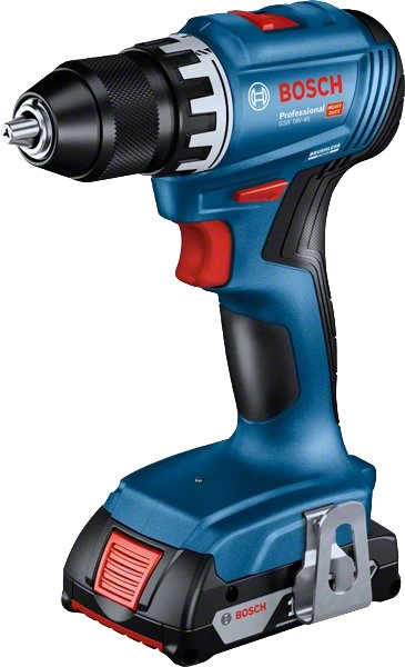 Taladro Inalámbrico Bosch Gsr 18v-45 Professional, 18 Voltios (Azul/Negro, 2 Baterías De Iones De Litio De 2,0 Ah, En Caja L) 06019k3202
