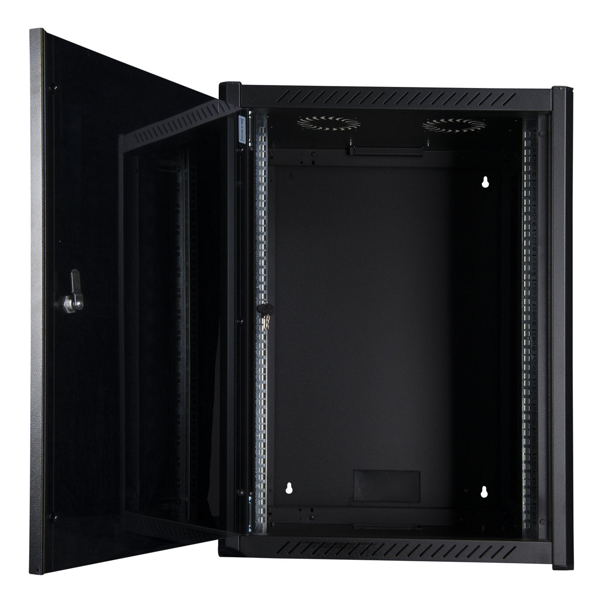 Logon Rwp16u56bl Armario Rack 16u Bastidor De Pared Negro