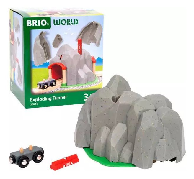 Túnel De Brio World World Con Función Explosiva, Tren 63604400