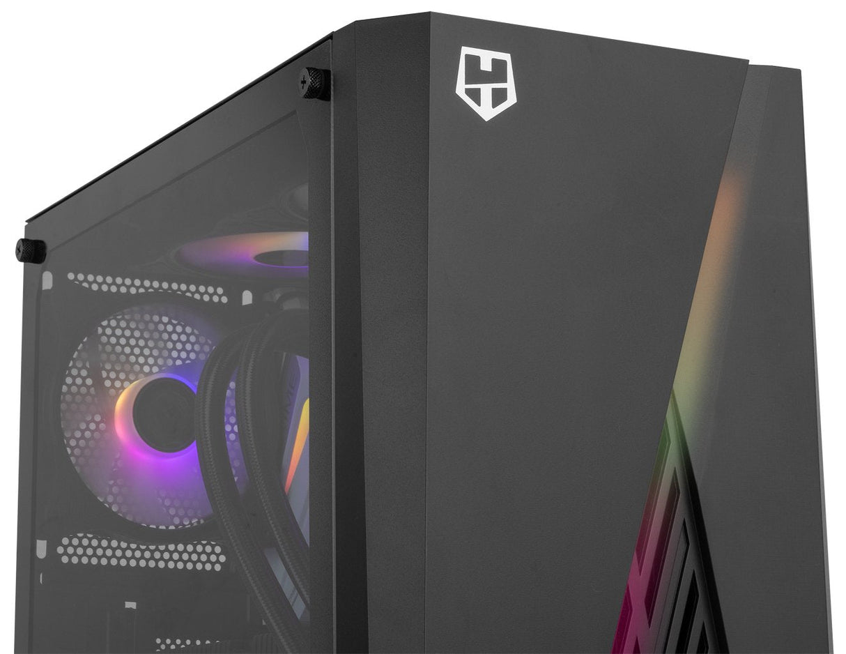 Caja Pc Nox Semitorre Hummer Frost Argb Lighting